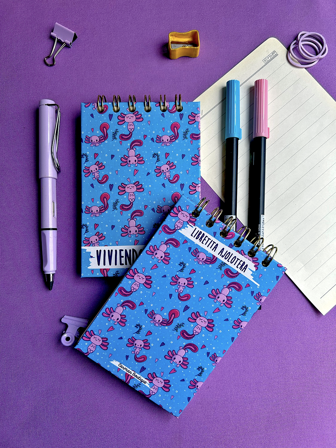 Libretita “AJOLOTES PATRÓN”