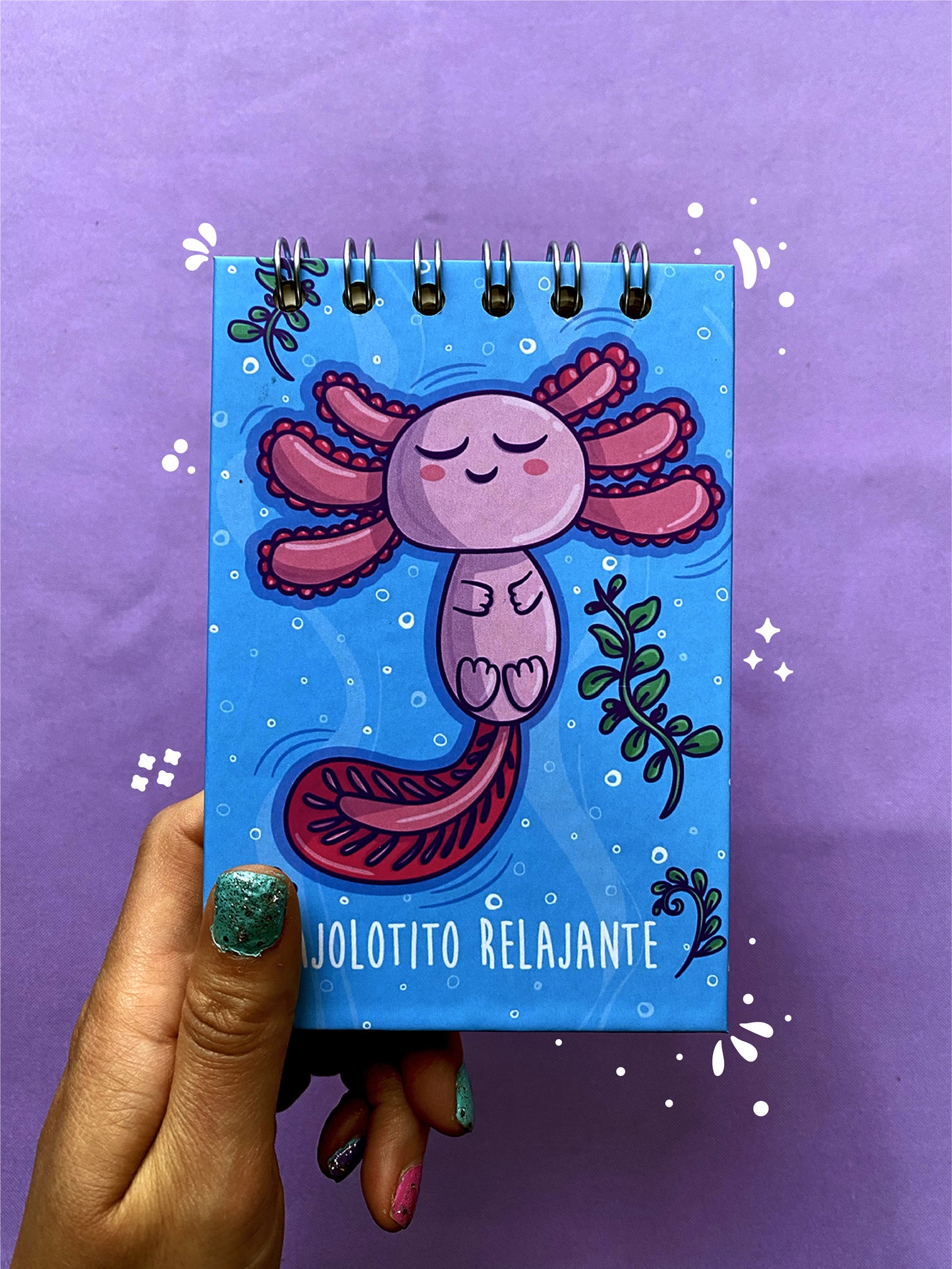 Libretita “AJOLOTITO RELAJANTE”