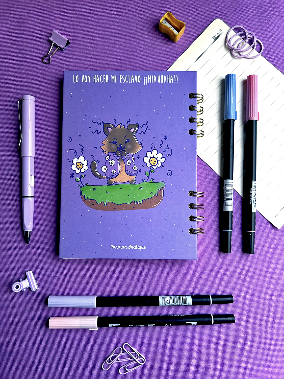 Libreta “AWW QUÉ BONITO HUMANO”