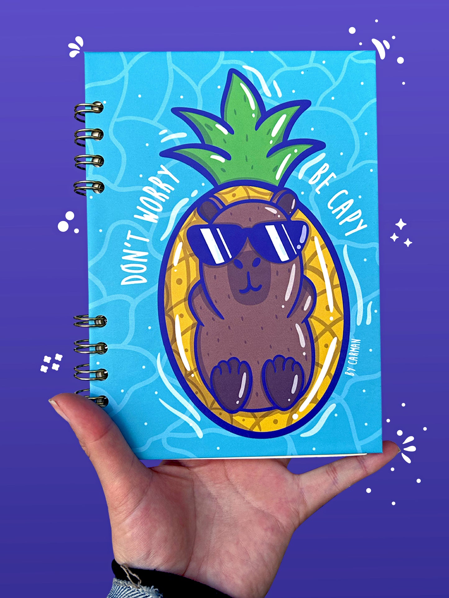 Libreta “CAPIBARA DON’T WORRY”