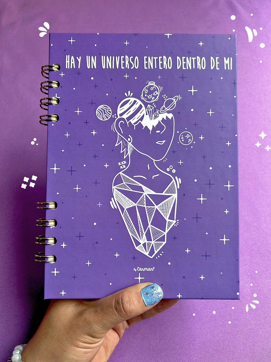 Libreta “HAY UN UNIVERSO ENTERO DENTRO DE MÍ”