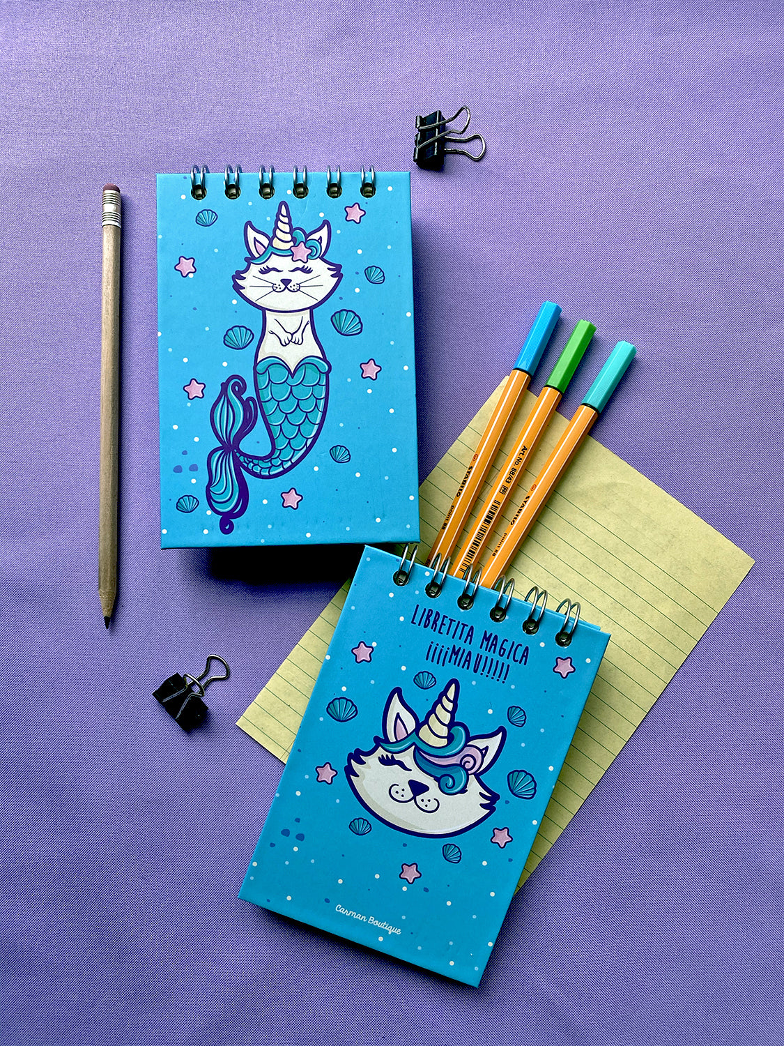 Libretita “GATITOS SIRENAS”
