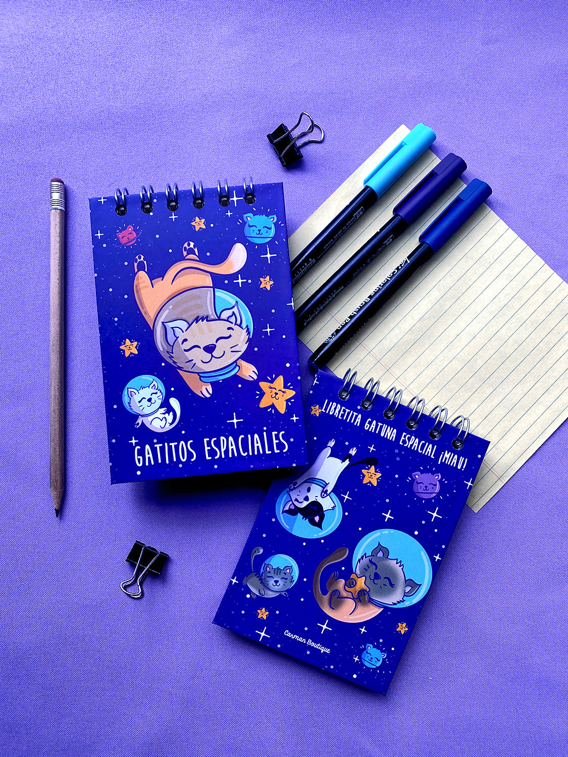 Libretita “GATITOS ESPACIALES”