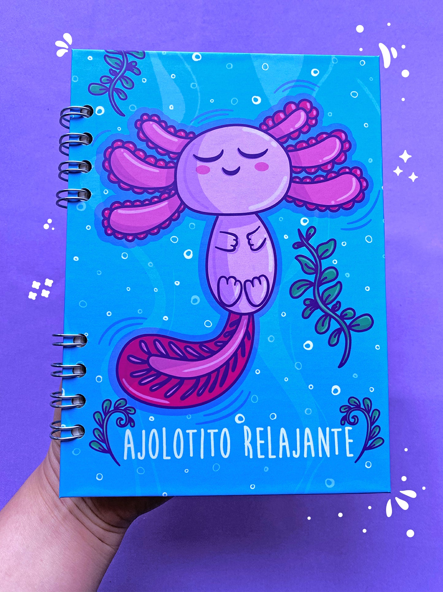 Libreta “AJOLOTITO RELAJANTE”