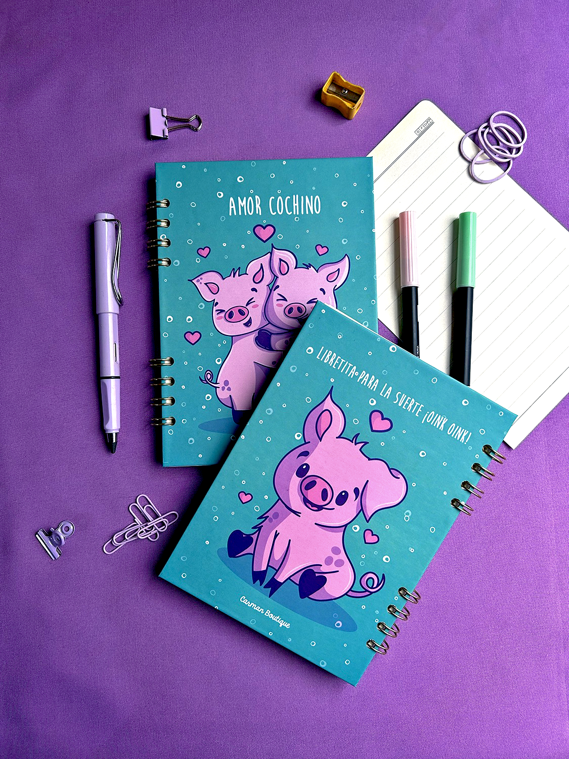 Libreta “AMOR COCHINO”