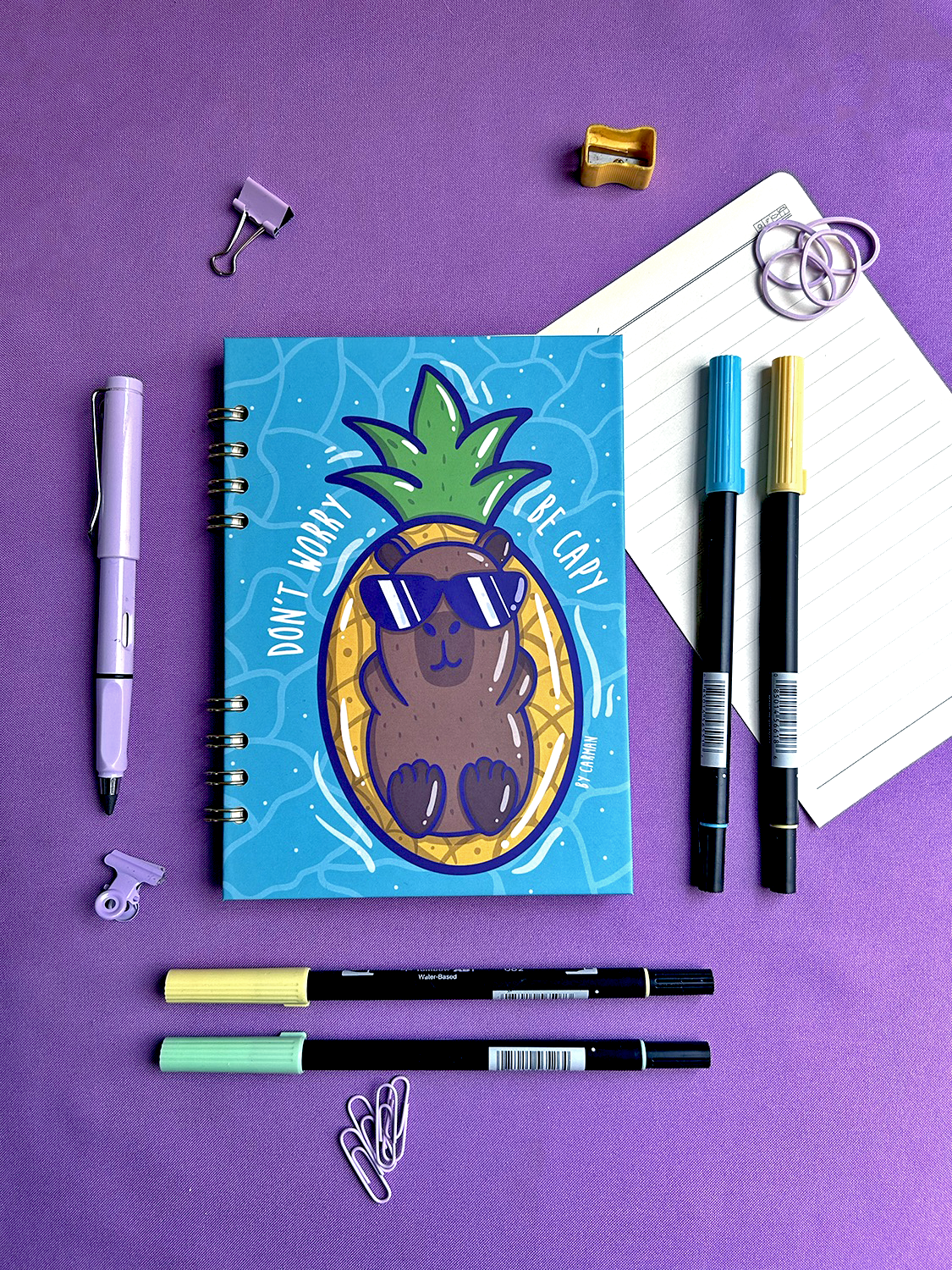 Libreta “CAPIBARA DON’T WORRY”