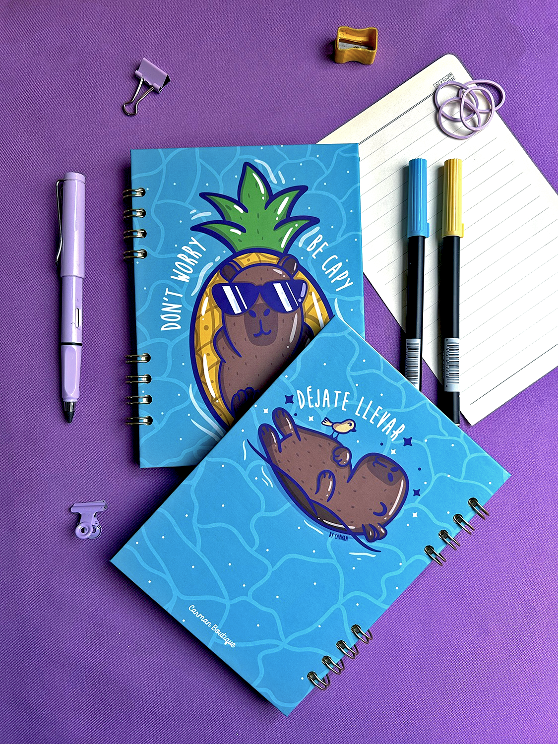 Libreta “CAPIBARA DON’T WORRY”
