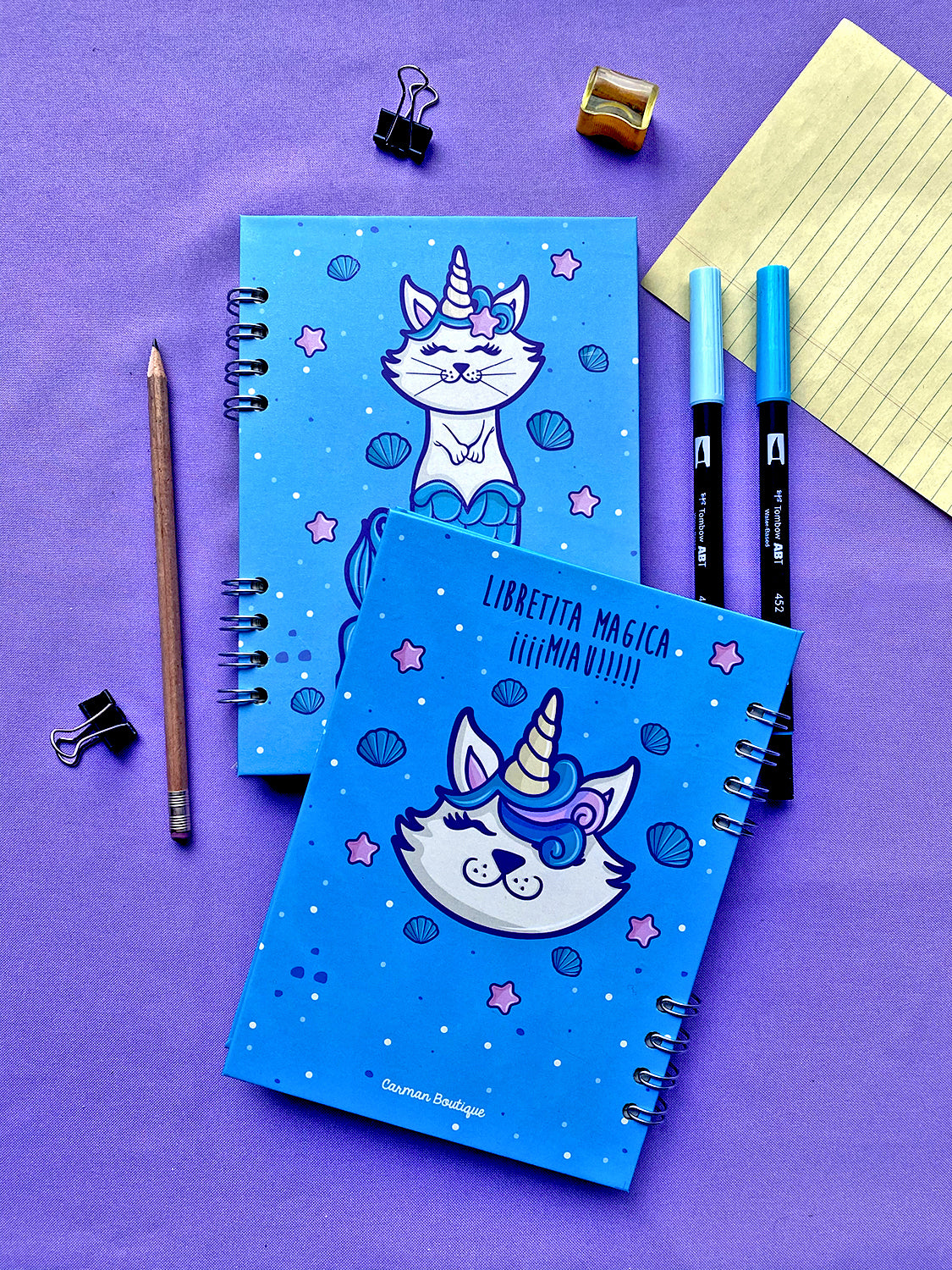 Libreta “GATITOS SIRENAS”