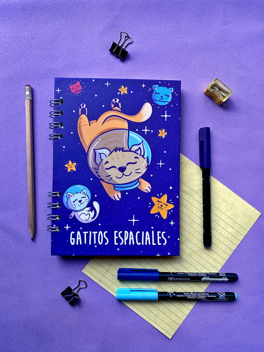 Libreta “GATITOS ESPACIALES”