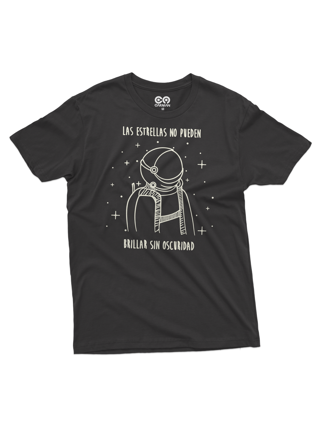 Playera corte de Hombre ”ASTRONAUTA CON FRASE”