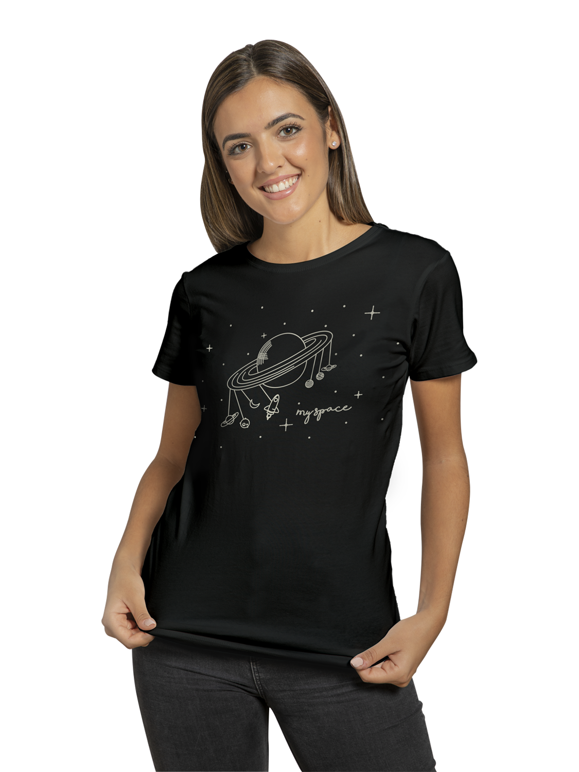 Playera corte de Mujer “MY SPACE”