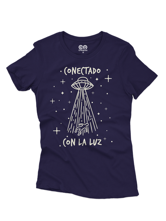 Playera corte de Mujer “CONECTADO”