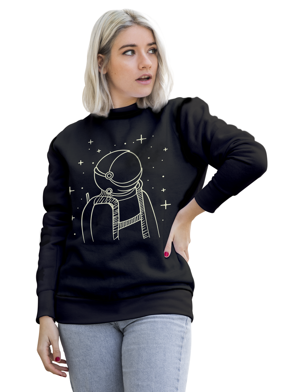Sudadera Cuello Redondo “ASTRONAUTA”