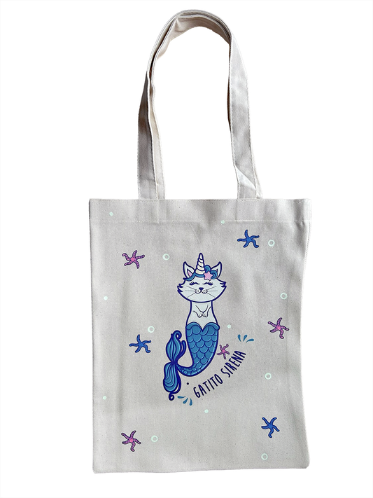 TOTE BAG de “GATITO SIRENA”